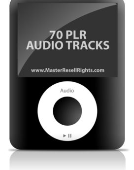 70 Audio Tracks - PLR