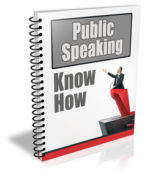 Public Speaking Know How PLR Newsletter