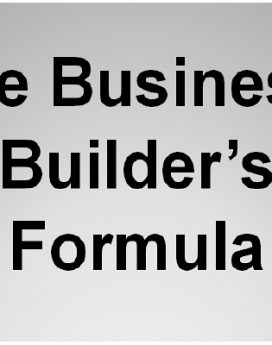 the business builders formula